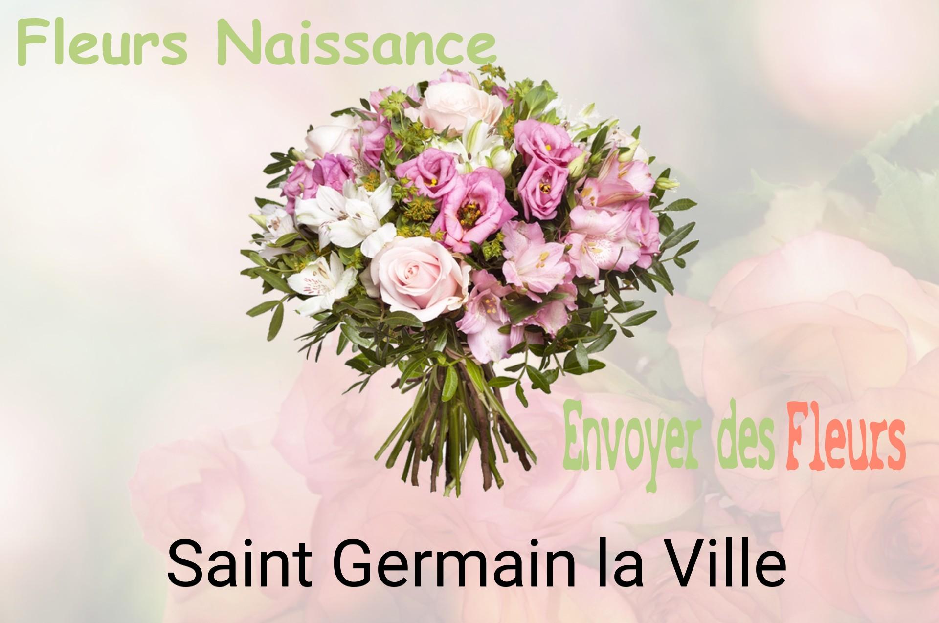 Bouquet de fleurs de naissance livré à Saint-Germain-la-Ville